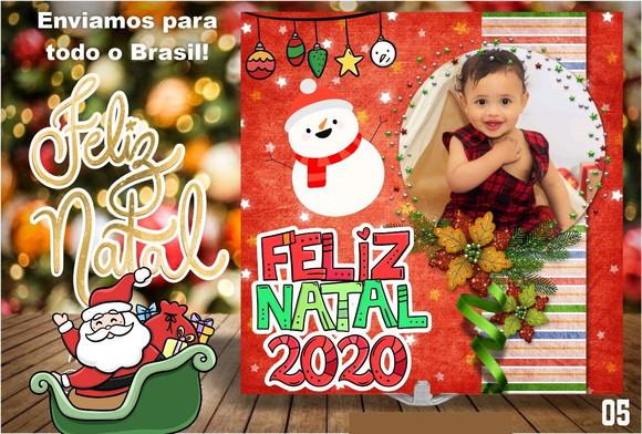 Azulejo com Foto Personalizado Natal - Família- Amigos