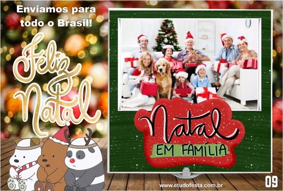 Azulejo Personalizado Natal - Família