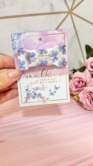 Balas Personalizadas + Card - Dia da Mulher
