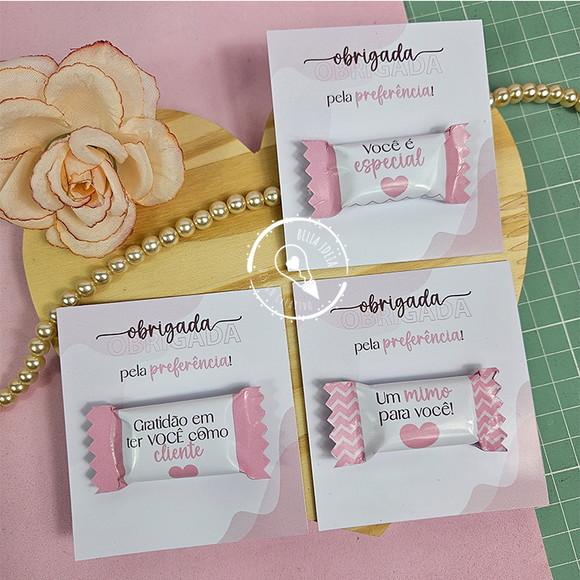 Balas Personalizadas + Card - Dia da Mulher