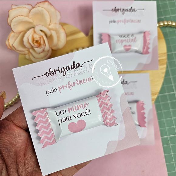 Balas Personalizadas + Card - Dia da Mulher