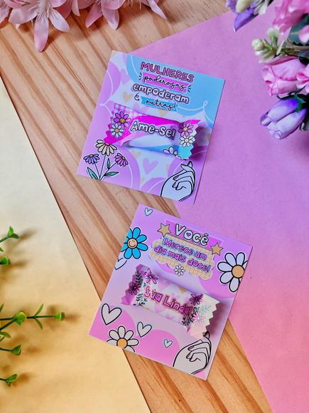 Balas Personalizadas + Card - Dia da Mulher
