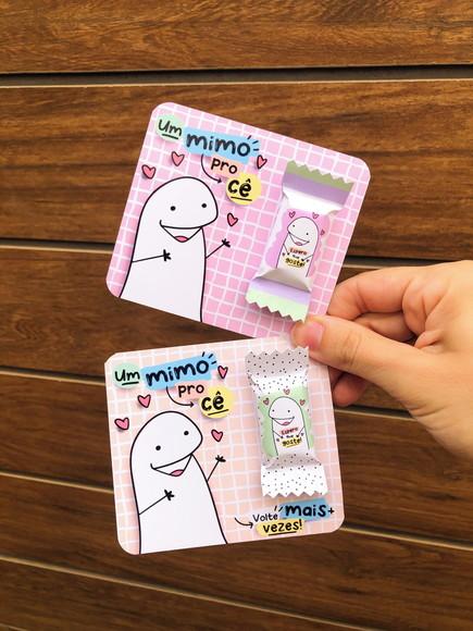 Balas Personalizadas + Card - Dia das Mães