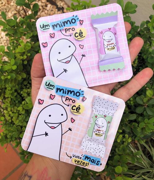 Balas Personalizadas + Card - Dia das Mães