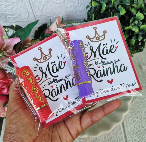 Batom da Vovó com Tag para o Dia das Mães