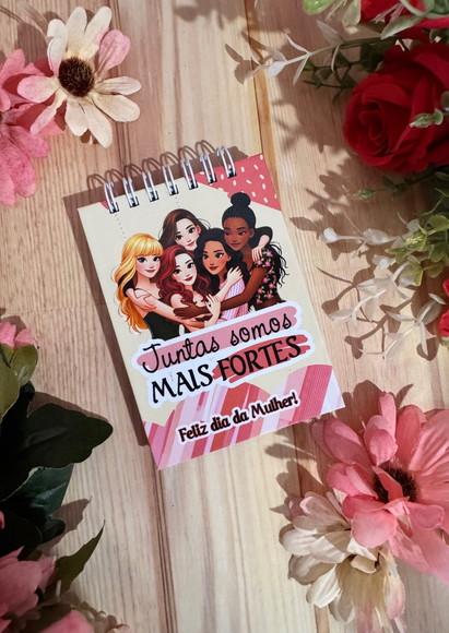 Bloquinho de Anotações Capa Dura Dia das Mulheres