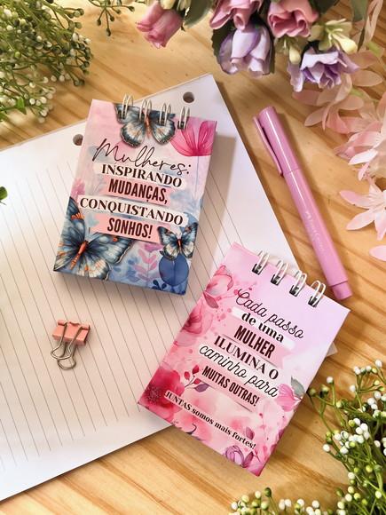 Bloquinho de Anotações Capa Dura Dia das Mulheres