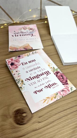 Bloquinho de Anotações Mulher Virtuosa
