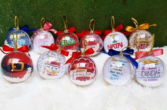 Bolas de Natal Personalizadas com Foto