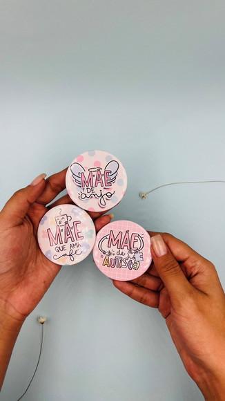 Bottons Alfinete Personalizado - Dia das Mães