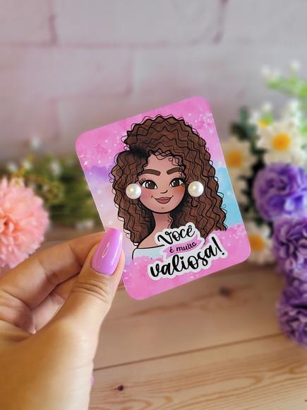 Brinco na Tag Personalizado - Dia da Mulher