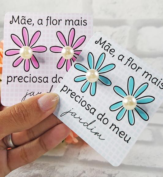 Brinco na Tag Personalizado - Dia das Mães