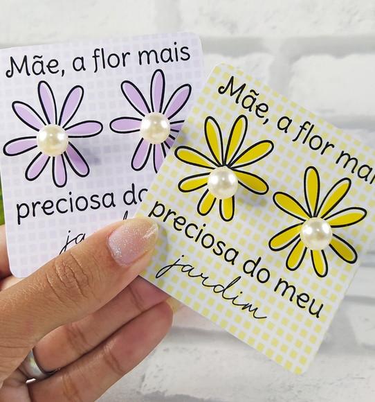 Brinco na Tag Personalizado - Dia das Mães