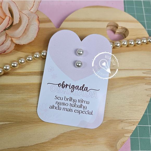 Brinco na Tag Personalizado - Dia das Mulheres