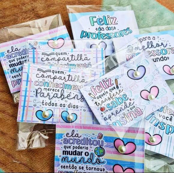 Brinco na Tag Personalizado - Dia dos Professores