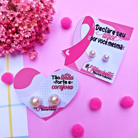 Brinco na Tag Personalizado - Outubro Rosa
