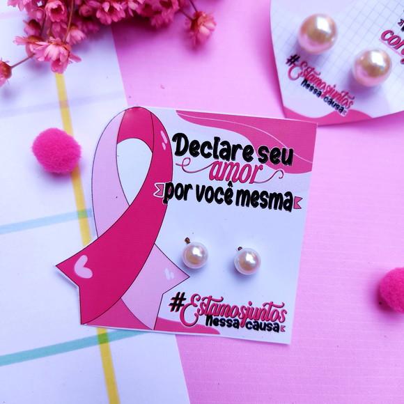 Brinco na Tag Personalizado - Outubro Rosa