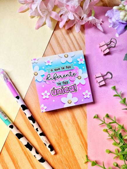 Brinde Corporativo Dia da Mulher Post-it Personalizado