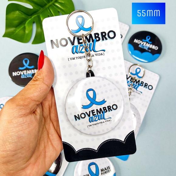 Button Chaveiro Novembro Azul
