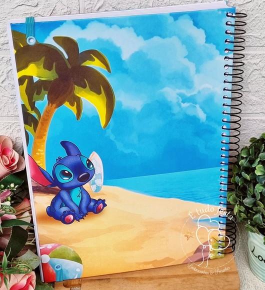 Caderno 10 Matérias Personalizado Stitch