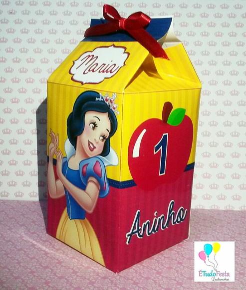 Caixinha de Milk Branca de Neve