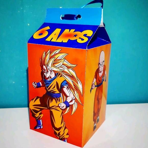 Caixinha de Milk Personalizada - Dragon Ball Z