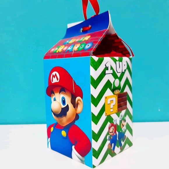 Caixinha de Milk Personalizada - Super Mario