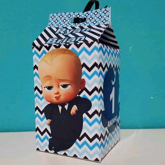 Caixinha de Milk Personalizada Poderoso Chefinho
