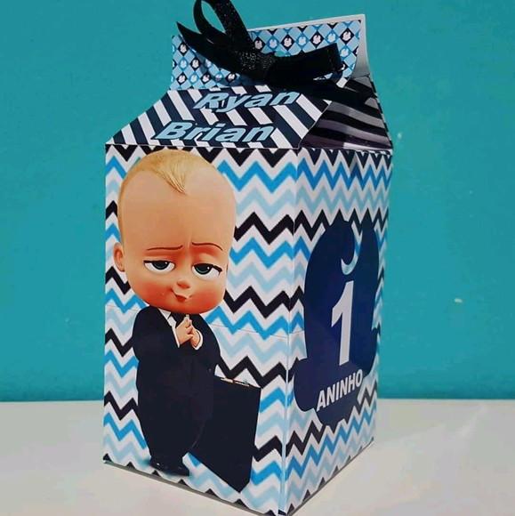 Caixinha de Milk Personalizada Poderoso Chefinho