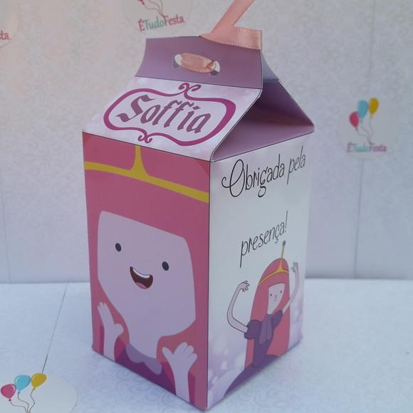 Caixinha de Milk Princesa Jujuba Personalizada