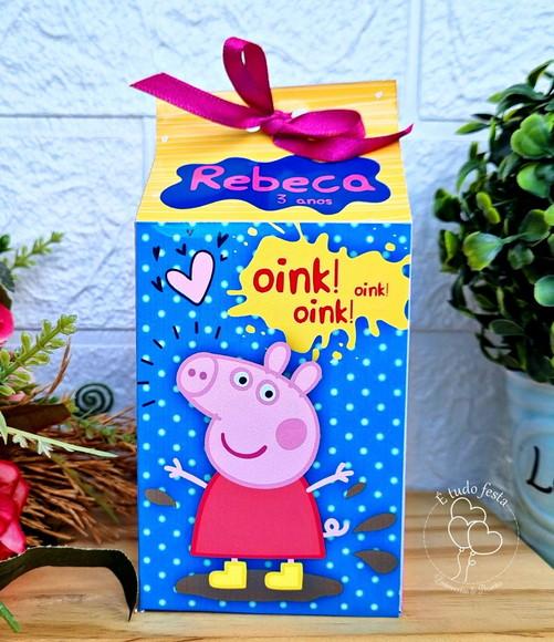 Caixinha Milk Personalizada P . e . P . P. a 7x7x15cm