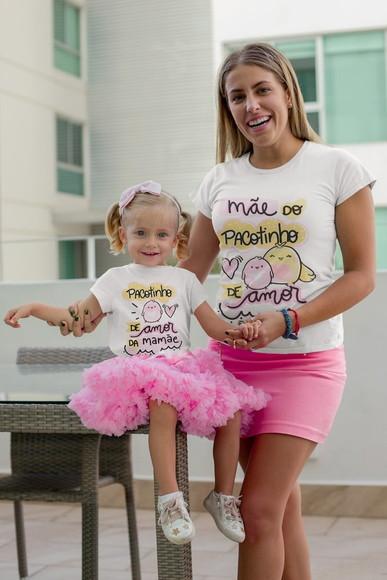 Camiseta Personalizada Mãe e Filho (par)