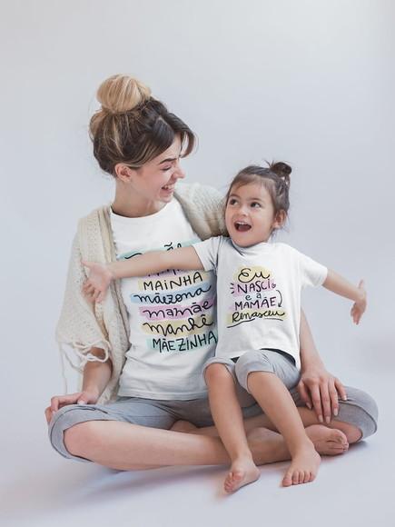 Camiseta Personalizada Mãe e Filho (par)