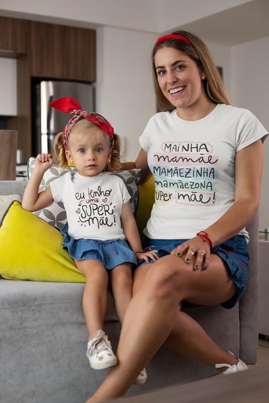Camiseta Personalizada Mãe e Filho (par)