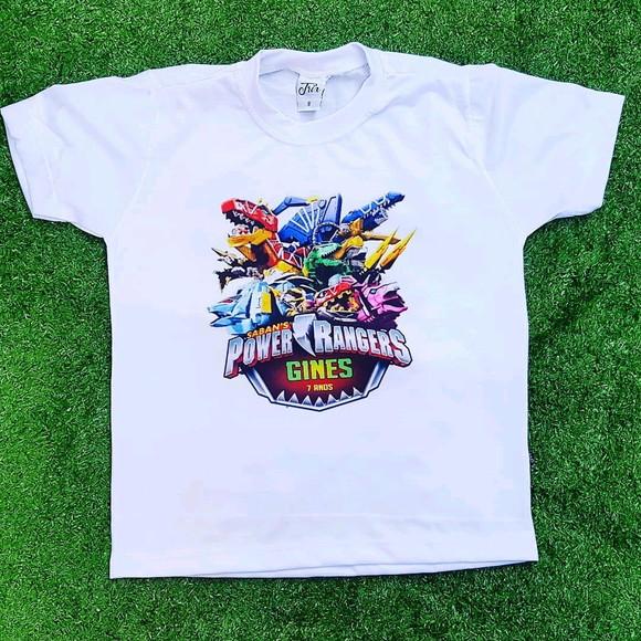 Camiseta Personalizada Power Ranger