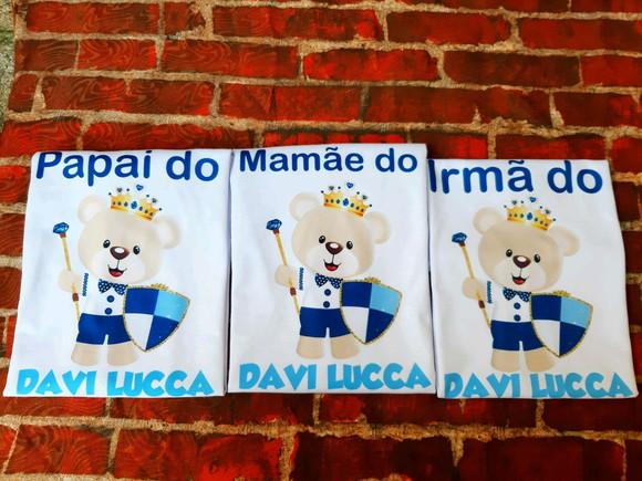 Camiseta Personalizada Ursinho Príncipe