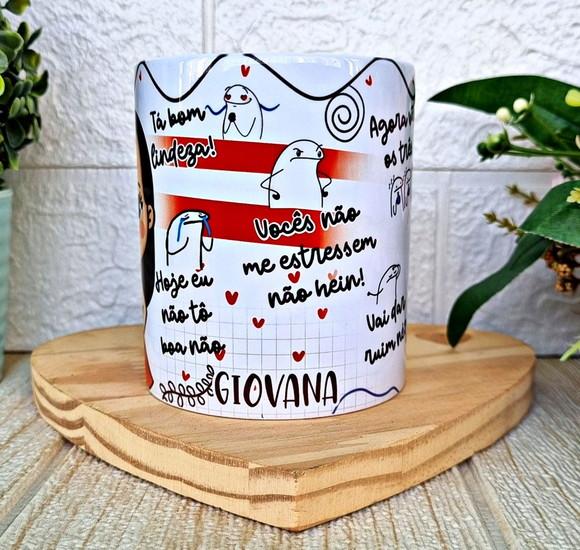 Caneca com Caricatura de Desenho e Frases
