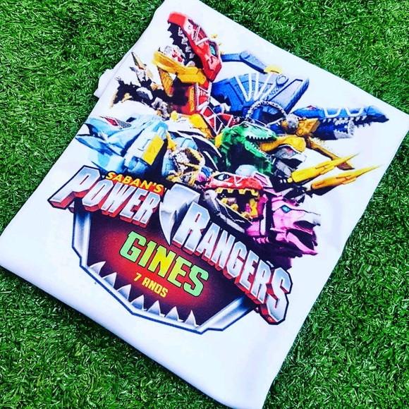 Camiseta Personalizada Power Ranger