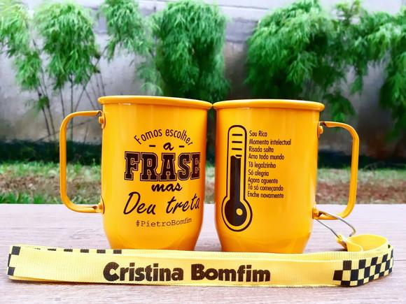 Caneca de Alumínio Personalizada com Tirante