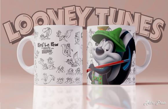 Caneca Looney tunes - Pepe le pew