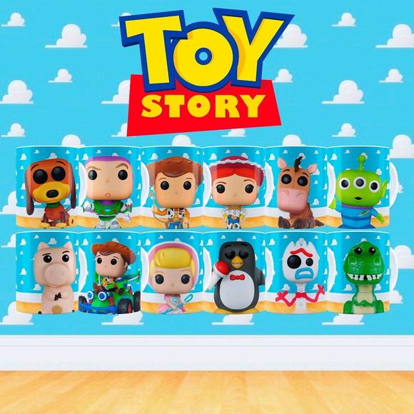 Caneca Toy Story - Woody com Colher, Personalizada