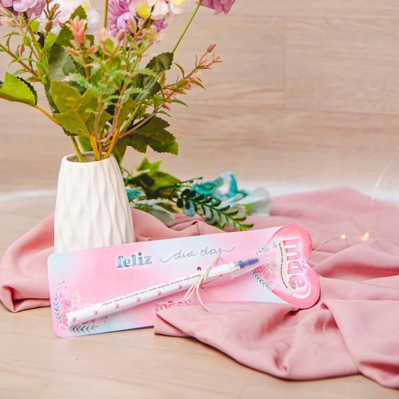 Caneta na Tag Personalizada - Dia das Mães