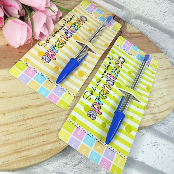 Caneta na Tag Personalizada Volta as Aulas