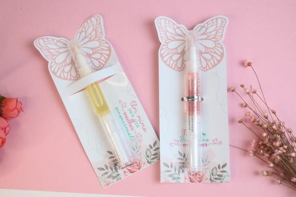 Card com Caneta Óleo Hidratante para Cutícula- Dia da Mulher
