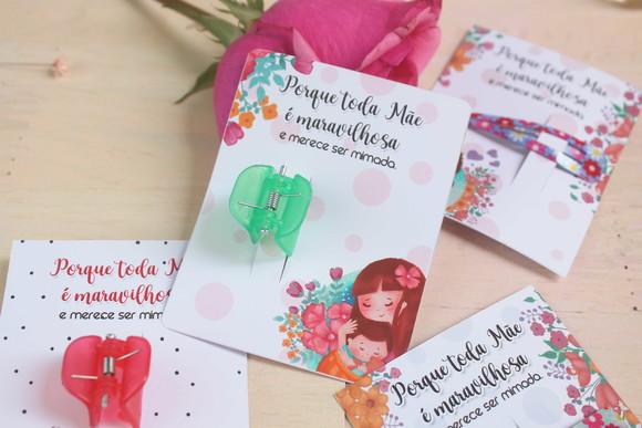 Card com Mini Presilia Dia das Mães