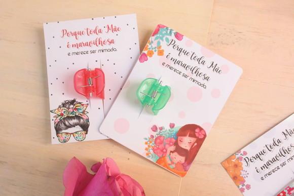 Card com Mini Presilia Dia das Mães