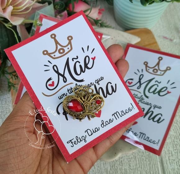 Card com Piranha Metalica Dia das Mães