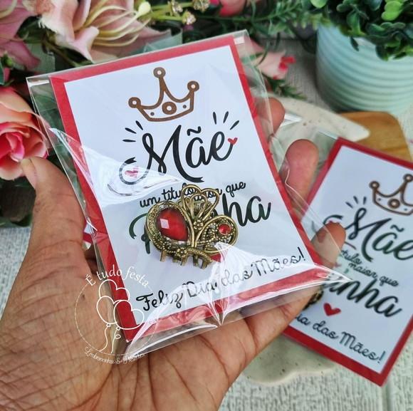Card com Piranha Metalica Dia das Mães