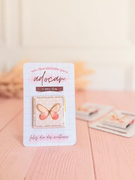 Card com Tablet Cacau Show 5g- Dia da Mulher