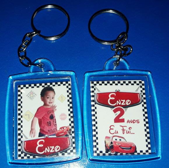 Chaveiro Acrilico Personalizado Carros Disney